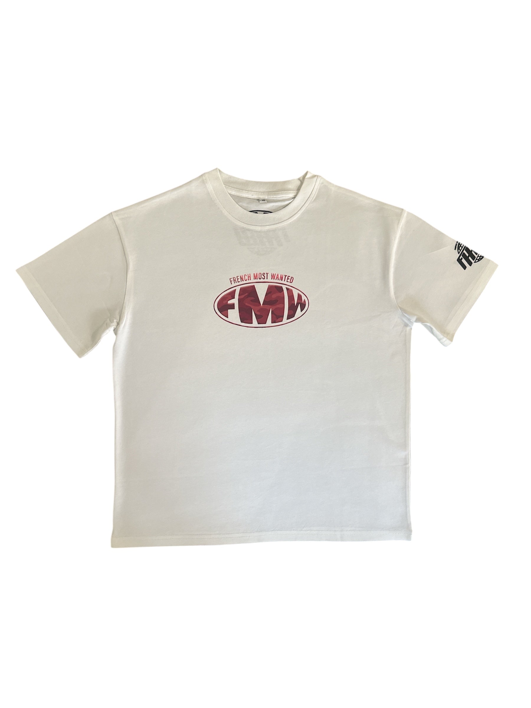 T-Shirt Logo "FMW" Camo Rose