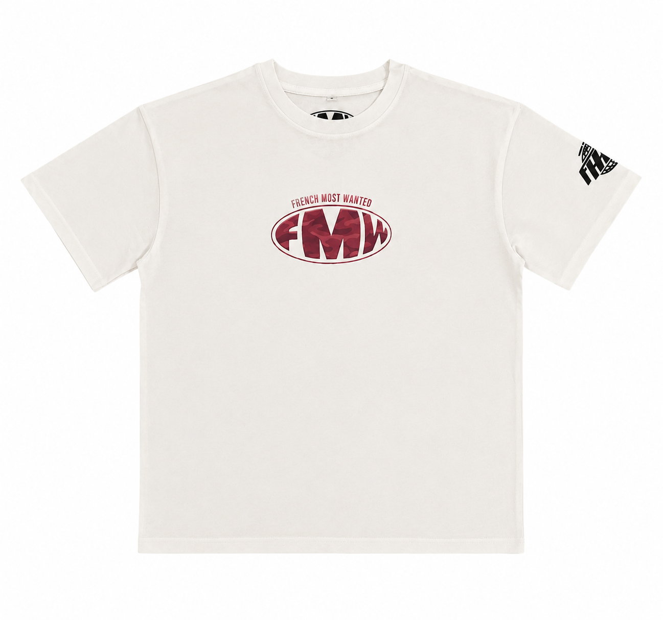 T-Shirt Logo "FMW" Camo Rose