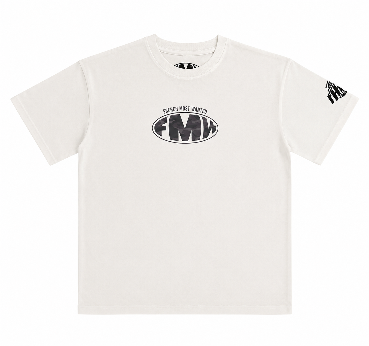 T-Shirt Logo "FMW" Camo Violet